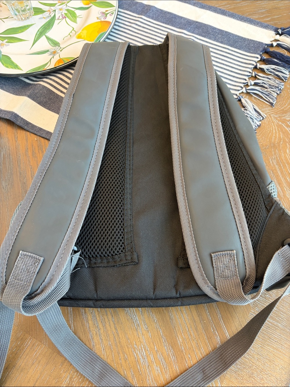 Blue and Gray Dog Carrying Backpack - Unbranded Gulpy water dispenser - Picture 4 of 8